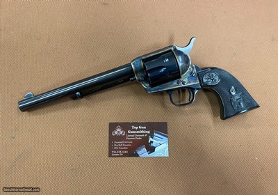 Amazing Custom Shop Colt SAA Single Action Army 38 spl blue, 7.5
barrel, RARE!!!