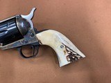 Beautiful Colt SAA Single Action Army 2nd Gen 45 Colt, 4 3/4” w/ Stag Grips!!! - 2 of 15