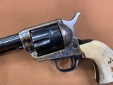 Beautiful Colt SAA Single Action Army 2nd Gen 45 Colt, 4 3/4” w/ Stag Grips!!! - 3 of 15
