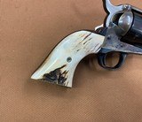 Beautiful Colt SAA Single Action Army 2nd Gen 45 Colt, 4 3/4” w/ Stag Grips!!! - 13 of 15