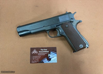 Amazing Colt M1911A1 U.S Army WWII (1944), 45 auto US Property ALL ORIGINAL!