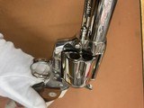 Stunning Colt SAA Single Action Army 1993 Nickel 45 Colt Nickel, 5.5” Walnut Grips - 12 of 15