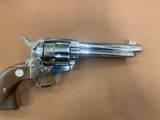 Stunning Colt SAA Single Action Army 1993 Nickel 45 Colt Nickel, 5.5” Walnut Grips - 10 of 15