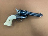 Beautiful Colt SAA Single Action Army 2nd Gen 45 Colt, 5.5” w/ Stag Grips!!! - 10 of 15