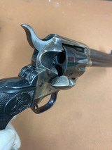Beautiful Colt SAA Single Action Army 2nd Gen 45 Colt, 5.5” w/ Stag Grips!!! - 13 of 15