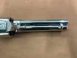 Amazing Colt SAA Single Action Army Nickel 2nd Gen (1967), 45 Colt, 4 3/4” w/ Stag Grips!!! - 12 of 14