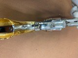 Amazing Colt SAA Single Action Army Nickel 2nd Gen (1967), 45 Colt, 4 3/4” w/ Stag Grips!!! - 11 of 14