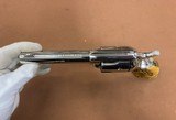 Amazing Colt SAA Single Action Army Nickel 2nd Gen (1967), 45 Colt, 4 3/4” w/ Stag Grips!!! - 8 of 14
