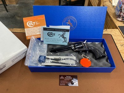 Amazing Custom Colt SAA Single Action Army Black Powder Frame 38-40, 5.5” w/box UNFIRED!