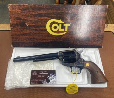 Super Nice Colt SAA Single Action Army 357 mag, 7.5” w/box EXCELLENT