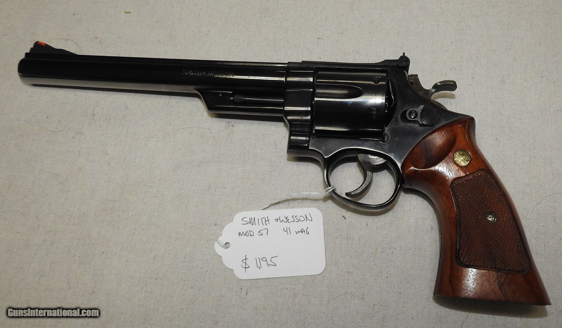 Smith and Wesson .41 Magnum with scarce 8 3/8 inch barrel.