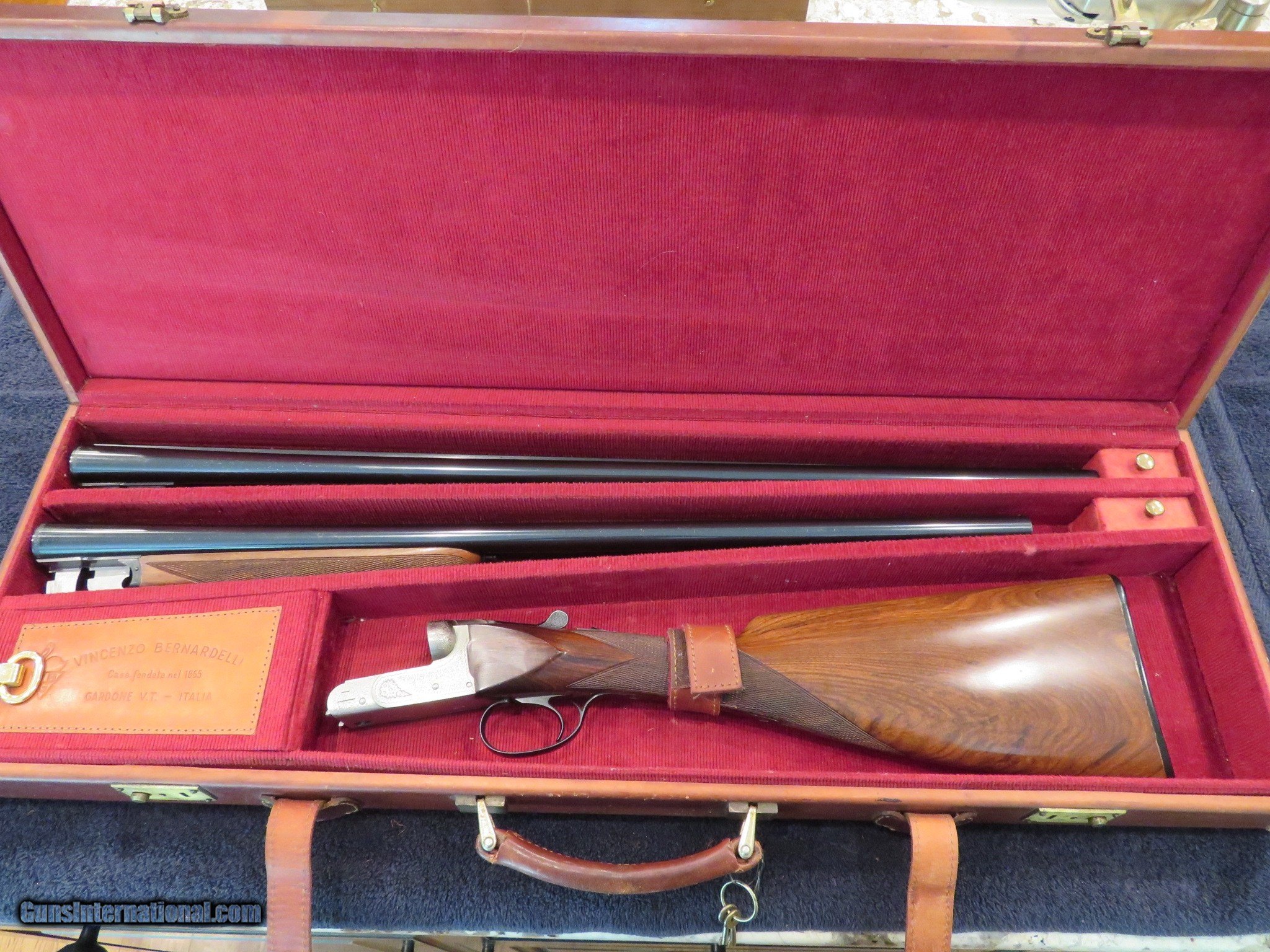 Vincenzo Bernardelli double barrel 12 gauge 2 barrel set