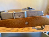 RUGER MINI-14, 223 REM. STAINLESS STEEL AND WOOD - UNFIRED - INCLUDES ORIGINAL BOX AND MANUAL - 5 of 13