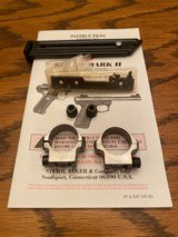 RUGER .22 LR MARK II COMPETITION TARGET MODEL PISTOL - STAINLESS AND WOOD - 5 1/2