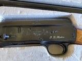 COLLECTIBLE HERTER'S BROWNING AUTO 5, 12 GAUGE MAGNUM, 32" FULL CHOKE - UNFIRED - 1 OF 1? CUSTOM ENGRAVED - AUTHENTICATION FROM BROWNING HIST - 5 of 15