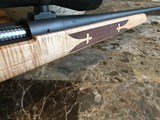 Remington 700 ADL .243 w. rare Flame Maple Fleur de Lis Stock - 6 of 11