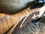 Remington 700 ADL .243 w. rare Flame Maple Fleur de Lis Stock - 4 of 11