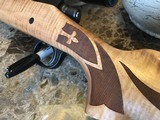 Remington 700 ADL .243 w. rare Flame Maple Fleur de Lis Stock - 9 of 11