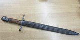 Very rare !! Italian WWI M91 Special Forces bayonet with ersatz metal scabbard - 1 of 5