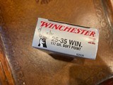 WINCHESTER 25-35 117GR SOFT POINT AMMO THREE BOXES OF 20 ROUNDS - 1 of 1