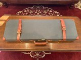CANVAS & LEATHER TAKEDOWN CASE FOR 12GA SxS 28" BARRELS - 1 of 2