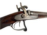 JOHN BLANCH 14 BORE EARLY PERCUSSION DOUBLE SHOTGUN - 1 of 14
