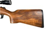 KIMBER 82 GOVERNMENT MODEL .22LR TARGET RIFLE LEUPOLD 12X TARGET SCOPE - 4 of 12