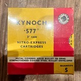 SEALED KYNOCH 577 NITRO EXPRESS 3” 750 GRAIN 5 ROUNDS - 1 of 2
