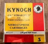 KYNOCH 400 PURDEY 5 ROUNDS NEW PRODUCTION - 1 of 2