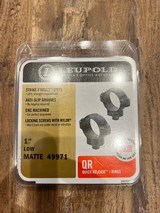 NEW LEUPOLD PRE 64 MODEL 70 QUICK RELEASE RINGS and MOUNTS - 1 of 4