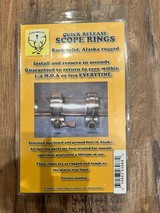 NEW TWO SETS OF ALASKA ARMS QUICK DETACHABLERINGS FOR CZ 550 RIFLE - 2 of 4