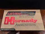 HARD TO FIND HORNADY LEVER EVOLUTION 32 SPECIAL 165 GRAIN FTX FIVE BOXES OF 20 & 89 BRASS CASES - 2 of 2