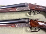 EXCELLENT ORIGINAL CONDITION FRANZ SODIA SCROLL BACK PISTOL GRIP MATCHED
PAIR CONSECUTIVE SERIAL NUMBERS 12GA 28 1/4” BARRELS
MAKE OFFER - 1 of 17