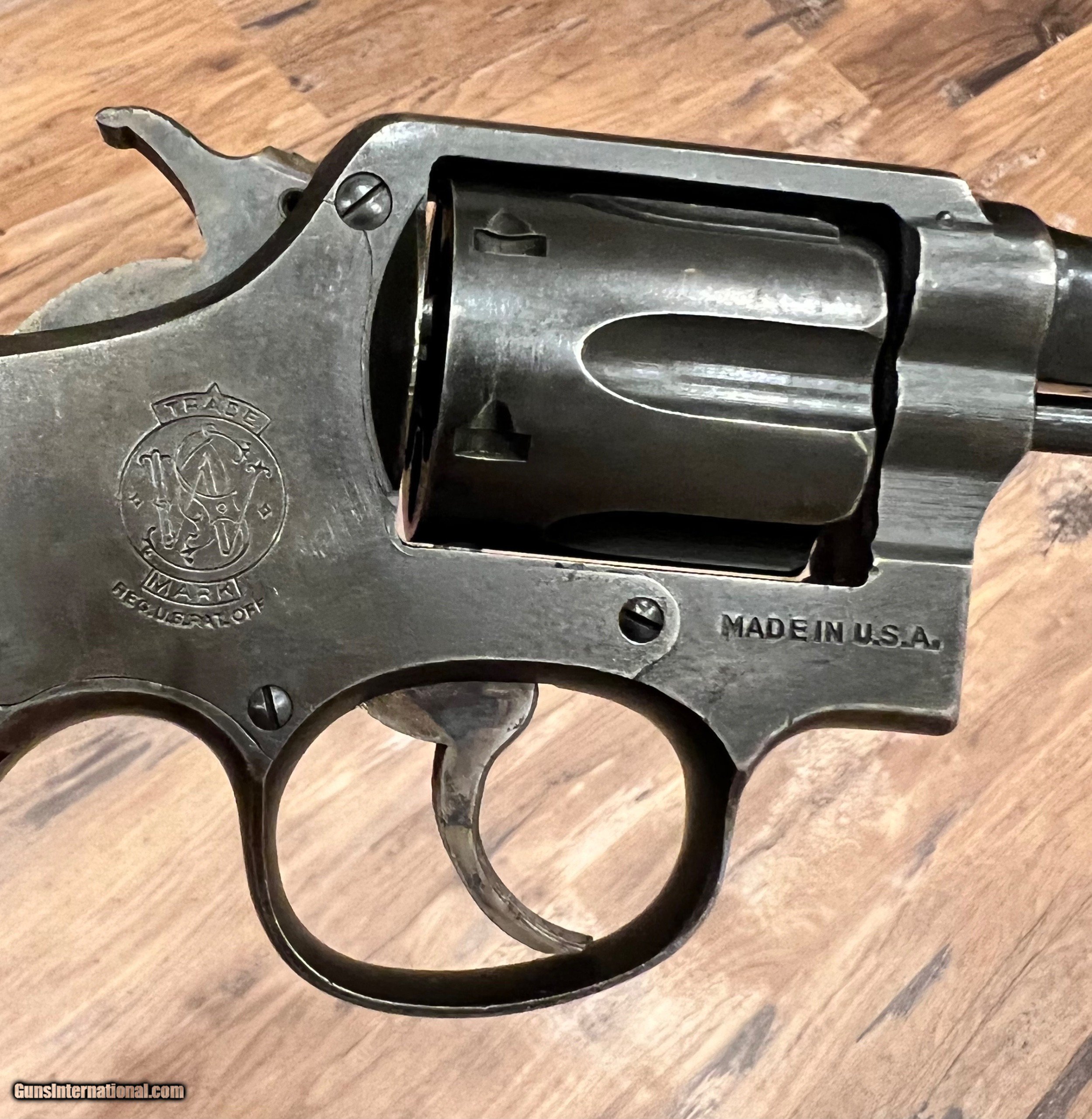 Smith And Wesson Victory Model 38 Special Us Property Guy H Drewry Marked Excellent Condition