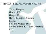 ***SOLD*** ITHACA KNICK 5E SBT 32” BARREL BUILT IN 1951 CLASSIC AMERICAN TRAP GUN - 16 of 16