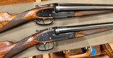 FN FUNERAL MODEL BACK ACTION SIDELOCK EJECTOR COMPOSED PAIR OF HEAVY GAME/PIGEON GUNS 29 3/4
BARRELS