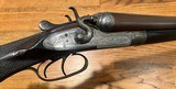 CHARLES BOSWELL BEST HAMMER PIGEON GUN 30” F/XF FINE DAMASCUS BARRELS 2 3/4” NITRO PROOF NICLEY FIGURED WOOD WITH GREAT DIMENSIONS ANTIQUE - 2 of 23