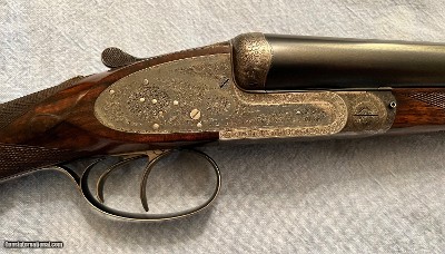N. GUYOT PARIS (BUILT BY LEBEAU COURALLY) BEST SIDELOCK EJECTOR PIGEON GUN 29.5” M/F WHITWORTH BARRELS EXCELLENT ORIGINAL CONDITION BUILT IN 1937