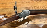 ANTIQUE WINCHESTER 1885 HIGH WALL .45-70 MID RANGE TARGET RIFLE 26 1/2” OCTAGON BARREL LEE SHAVER ADJUSTABLE SIGHTS GREAT SHOOTING RIFE - 1 of 20