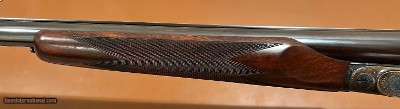 THE FINEST AVAILABLE JAMES PURDEY 12GA LIVE PIGEON TRAP GUN CONSTRUCTED BY HARRY LAWRENCE TWO SETS OF 30” VENT RIB BARRELS CASED BUILT 1964 - Image 8 of 25