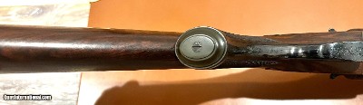 THE FINEST AVAILABLE JAMES PURDEY 12GA LIVE PIGEON TRAP GUN CONSTRUCTED BY HARRY LAWRENCE TWO SETS OF 30” VENT RIB BARRELS CASED BUILT 1964 - Image 14 of 25