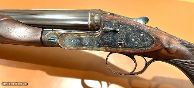 THE FINEST AVAILABLE JAMES PURDEY 12GA LIVE PIGEON TRAP GUN CONSTRUCTED BY HARRY LAWRENCE TWO SETS OF 30” VENT RIB BARRELS CASED BUILT 1964 - Image 2 of 25