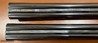 THE FINEST AVAILABLE JAMES PURDEY 12GA LIVE PIGEON TRAP GUN CONSTRUCTED BY HARRY LAWRENCE TWO SETS OF 30” VENT RIB BARRELS CASED BUILT 1964 - Image 20 of 25
