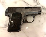 COLT 1908 VEST POCKET .25 ACP EARLY SN GUN - 1 of 4