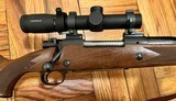 WINCHESTER MODEL 70 POST 64 375 H&H MAG 24” BARREL WITH TWO QUICK DETACH SCOPES NICE BIG GAME SETUP - 1 of 25