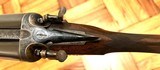 MARCEL DONCKIER LIEGE BEST QUALITY 12GA LIVE PIGEON HAMMERGUN 29 1/16” LF/F BARRELS EXCELLENT CONDITION WITH MINOR BLUE WEAR - 3 of 23
