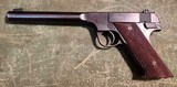 HIGH STANDARD MODEL H-D MILITARY .22LR TARGET PISTOL 6.75” BARREL VERY GOOD OVERALL CONDITION - 1 of 6