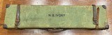 ALEXANDER HENRY LIGHTWEIGHT CANVAS & LEATHER TAKEDOWN CASE FITTED FOR UP TO 30 1/2” BARRELS - 2 of 2