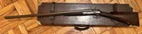 ANTIQUE JOSEPH LANG BEST QUALITY 12GA HAMMERGUN 30” SK/IC FINE DAMASCUS BARRELS GREAT DIMENSIONS WITH NICLEY FIGURED WOOD LEATHER CASE - 16 of 22