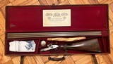 ANTIQUE JOSEPH LANG BEST QUALITY 12GA HAMMERGUN 30” SK/IC FINE DAMASCUS BARRELS GREAT DIMENSIONS WITH NICLEY FIGURED WOOD LEATHER CASE - 21 of 22